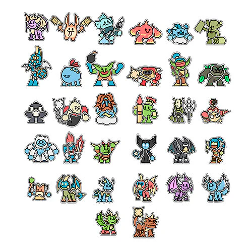 Full Set of Spyro's Adventure Stickers